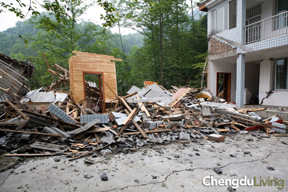 Mountain building reduced to rubble