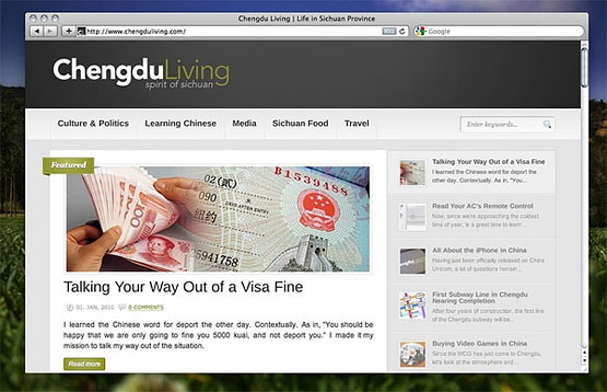 chengdu living website