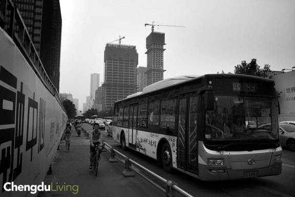 Downtown Chengdu transportation