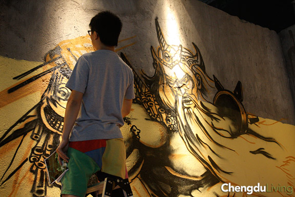 Chengdu Wall Lords graffiti ABS crew