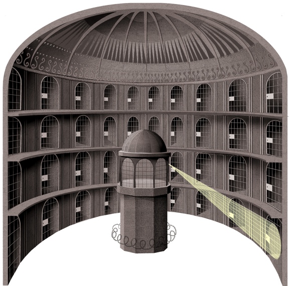 The Panopticon: Foucault's theories and Bentham's design