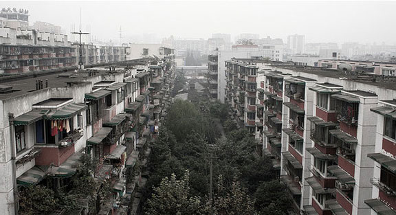 Chengdu rooftops
